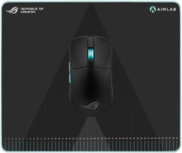 ASUS ROG Harpe Ace Aim Lab Edition Wireless Gaming Mouse with ROG Hone Ace Aim Lab L Sized Mousepad, Tri-mode Connectivity, Next-gen 36000dpi, Optimized Mousing Surface, Black | ROG-ACE AIM LAB