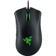 Razer DeathAdder Essential Wired Gaming Mouse with 6,400 DPI Optical Sensor, 5 Prog Buttons, Mechanical Switches, Ergonomic Form Factor, Standard Stock Feet, 10M Clicks, Black | RZ01-03850100-R3M1
