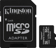 Kingston Memory Card 32GB microSD HC Canvas Select Plus 100MB/s Read A1 Class10 UHS-I | SDCS2/32GB