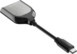 SanDisk Extreme PRO SD UHS-II & USB-C Reader, 99.3 MB/s Read & 92.1 MB/s Write Speed, With Type-C Connector, Designed for High Speed Transfer, Mac & Windows Support, Silver/Black | SDDR-409-G46