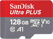Sandisk Memory Card Micro SD Ultra Plus With Adapter 150MB/S 128GB