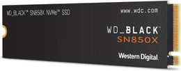 WD 2 TB BLACK SN850X NVMe PCIe 4.0 Gaming Internal SSD, Up to 7300 MB/s Sequential Read & 6600 MB/s Write Speeds, M.2 2280, 1.75 Million Hours MTTF, 12000TB Endurance | WDS200T2X0E