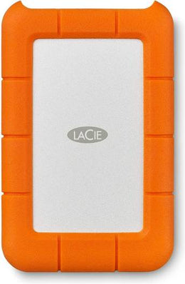 LaCie Rugged Mini USB 3.0 Portable External Hard Drive, 5TB Storage Capacity, 130 MB/s Data Transfer Speed, Shock / Rain & Pressure Resistant, Windows & Mac Compatible, Orange | STJJ5000400