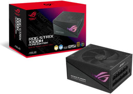 Asus ROG STRIX 1000W Aura Edition ATX Power Supply Unit, 80 PLUS Gold Certifications, Full Modular, 135mm Axial-tech Fan, 0dB Technology, PCIe Gen 5.0, ARGB Lighting, Black | 90YE00P1-B0NA00