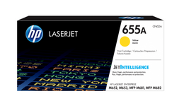 HP 655A Yellow Original LaserJet Toner Cartridge, CF452A