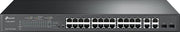 TP-Link 24-Port 10/100Mbps with 4-Port Gigabit Smart PoE+ Switch | T1500-28PCT (TL-SL2428P)