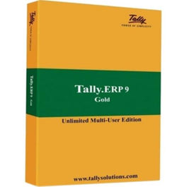Tally ERP 9 Multi User - Gold Edition, Activation Key I Digital Download I TALLYMU