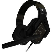 Tesoro Kuven Devil A1 2.0 Virtual 7.1 50 mm Drivers Noise Isolation Gaming Headset, In-line audio controls, USB / 3.5mm Mic Microphone, Black | TESORO-A1 2.0 Devil