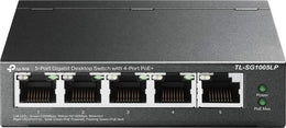 TP-Link 5-Port Gigabit Desktop Switch, 4-Port PoE+ | TL-SG1005LP