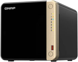Qnap 4-Bay NAS, Intel Celeron N5105/N5095 CPU, 8 GB DDR4 Memory, 4 x 3.5-inch SATA 6Gb/s, PCIe Slot, USB 3.2 Gen 2 (10Gbps) Port, 90W PSU | TS-464-8G