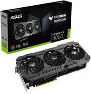 ASUS TUF Gaming GeForce RTX 4090 OC Graphics Card, 24GB OG GDDR6X 384-bit Memory, 2595MHz Boost Clock, 16384 CUDA, 21 Gbps Memory Speed, PCI E 4.0, HDMI 2.1a / DisplayPort 1.4a | 90YV0IY3-M0NA00