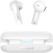 Lenovo Thinkplus TW60 True Wireless Sports Headphones, 13mm Dual Driver Unit, HiFi Stereo Sound, Bluetooth 5.3 Connectivity, HD Voice Call, Up to 6H Playback Time, Touch Control Function, White