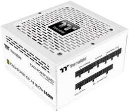 Thermaltake Toughpower GF A3 Snow Power Supply, 850W Power, 80 Plus Gold Efficiency, PCIe Gen 5 Ready, Japanese Main Capacitor, Active PFC, 120mm FDB Fan, White | PS-TPD-0850FNFAGK-N