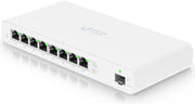 Ubiquiti UISP 8 Port Gigabit PoE Router, Up to 1 Gbps NAT Throughput, GbE RJ45 Ports with 27V Passive PoE Output / 1G SFP Port, Firewall and OSPF Routing, White | UISP-R