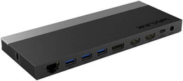 WAVLINK 13 in 1 USB-C Docking Station, 100W PD Charging, 2 HDMI, Display Port, Ethernet, TF/SD Card Reader, 3.5mm Audio Jack and 4 USB 3.0 and 1 USB-C, Type C | WL-UMD05