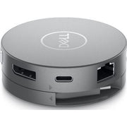 Dell USB-C Mobile Adapter, USB 3.2 Gen 2, Gigabit Ethernet, VGA/HDMI/DP/USB-C Interfaces, Silver | DA310-USBC MA