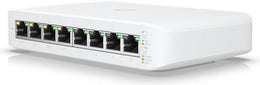 Ubiquiti Networks UniFi Lite 8-Port Gigabit PoE+ Compliant Managed Switch, 52W Power Budget, 8 Gb/s Switching, 4 x PoE+, 8 x Gigabit ETH, Supports UniFi Network Controller, White | USW-Lite-8-PoE