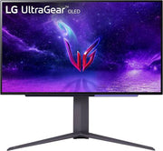 LG 27'' UltraGear OLED QHD Display with 240Hz Refresh Rate Gaming Monitor and FreeSync Prm Pro, 0.03ms (GtG) Response Time, DisplayHDR TRUE BLACK 400, DCI-P3 98.5%, USB, HDMI, DP, Black | 27GS95QE-B