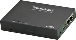 Aten VB802 HDMI Cat 5 Repeater, 1xHDMI Type A Female (Black) 2xRJ-45 Female Output, HDTV resolutions of 480p, 720p, 1080i and 1080p (1920 x 1080), 225 MHz Bandwidth | VB802-AT-E