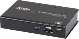 Aten VS194 4-port True 4K DisplayPort Splitter, 4x DP Female Output, 1x DP Female Input, Resolutions up to 4096 x 2160 / 3840 x 2160 @ 60 Hz, HBR2 (High Bit Rate 2) Linkrate | VS194-AT-E