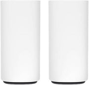 Linksys Velop Pro 6E Tri-Band Mesh Router, up to 600 Mbps on 2.4GHz, up to 2400 Mbps on 5GHz & 6GHz Wi-Fi Speed, 1Gigabit WAN & 1Gigabit LAN Port, Pack of 2, White | MX6201