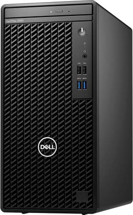 Dell OptiPlex 3000 Desktop Computer - Intel Core i5 12th Gen i5-12500 Hexa-core (6 Core) 3 GHz - 8 GB RAM DDR4 SDRAM - 256 GB M.2 PCI Express NVMe 3.0 x4 SSD - Tower - Black