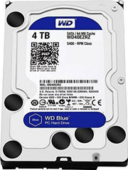 WD 4TB Blue Desktop Hard Disk Drive - 5400 RPM SATA 6 Gb/s 64MB Cache 3.5 Inch | WD40EZRZ - WD40EZAZ