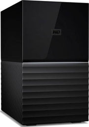 WD 28TB My Book Duo Desktop RAID External Hard Drive, USB 3.1 Gen 1-Ready, USB 3.0 Compatibility, 2x USB 3.0 Hub Ports, 256-bit AES Hardware Encryption | WDBFBE0280JBK-EESN