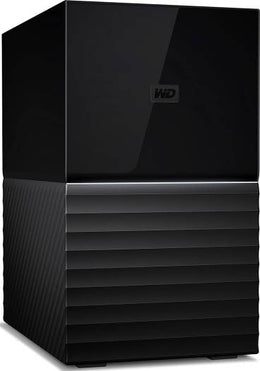 WD 28TB My Book Duo Desktop RAID External Hard Drive, USB 3.1 Gen 1-Ready, USB 3.0 Compatibility, 2x USB 3.0 Hub Ports, 256-bit AES Hardware Encryption | WDBFBE0280JBK-EESN