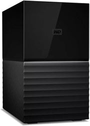 WD 44TB My Book Duo Desktop RAID External Hard Drive, USB 3.1 Gen 1-Ready, USB 3.0 Compatibility, 2x USB 3.0 Hub Ports, 256-bit AES Hardware Encryption | WDBFBE0440JBK-SESN