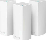 Linksys WHW0303B Tri-Band Mesh WiFi 5 System - Extender & Booster, 6K sq ft, 60+ Devices, 2.2 Gbps, 3 Pack, White. | WHW0303W