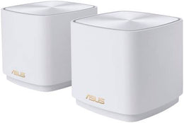 ASUS ZenWiFi XD5 AX3000 Mini WiFi 6 System, 3500 sq ft, AiMesh, Parental Controls, 2 Pack, White | 90IG0750-MO3B40