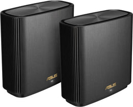 ASUS ZenWiFi XT9 AX7800 Tri-Band WiFi 6 Mesh System, Up to 7800 Mbps Speed, Up to 5700 sq ft & 6+ Rooms, AiMesh, Lifetime Free Internet Security, Parental Controls, 2 Pack, Black | 90IG0740-MO3B30
