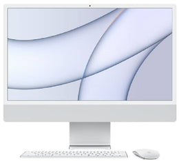 Apple iMac 24'' 4.5K Retina Display PC, M1 Chip With 8 Core CPU, 8 Core GPU, 16GB RAM Memory, 2TB SSD Storage, macOS, Magic Keyboard with Touch ID, Silver | Z12Q000NW