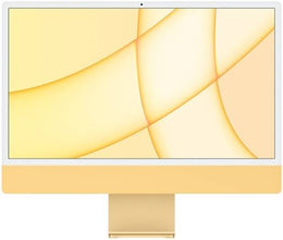 Apple iMac (2021) Desktop Computer, 24'' Retina 4.5K Display, Apple M1 Chip 8C CPU, 8C GPU, 16C Neural Engine, 8GB RAM, 256GB SSD, Gigabit Ethernet, Magic Keyboard English & Mouse, Yellow | Z12S0024G