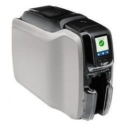 Zebra ZC300 Dual Sided Color Id Card Printer USB, Ethernet Combo Pack (Ribbon, 100 Cards, Card Design Software) | ZC32-000CQ00EM00