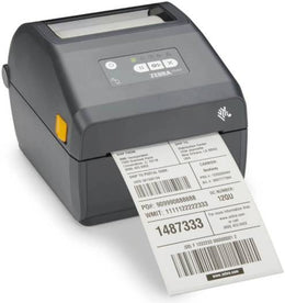 Zebra ZD421 Label Barcode Printer, 8 Dots/mm (203 DPI), 104mm Maximum Print Width, 256 MB Memory, 512 MB eMMC, Bluetooth, USB Connectivity, Black | ZD4A042-30EM00EZ