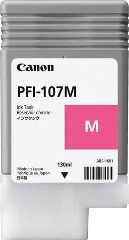 Genuine Magenta Canon PFI-107M Ink Cartridge | 6707B001AA