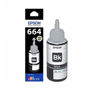 Epson 664 Black Ink 70ml | Genuine Epson EcoTank Ink Bottle | High Yield & Sharp Printing