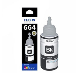 Epson 664 Black Ink 70ml | Genuine Epson EcoTank Ink Bottle | High Yield & Sharp Printing