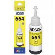 Epson 664 Yellow Ink 70ml | Genuine Epson EcoTank Ink Bottle | Bright & Vibrant Color Printing
