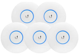 Ubiquiti Networks UniFi Access Point Enterprise Wi-Fi System, 802.11ac, 300 Mbps, 5 Pack, White | UAP-AC-LITE-5