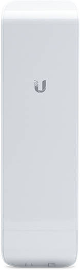 UBIQUITI NSM5 Frequency 5.0GHz Nano MIMO 150+Mbps RANGE 15+Km AIRMAX, Indoor/Outdoor CPE, 2 x 10/100 Ethernet PoE Ports, Works airMAX Antennas, White | NSM5