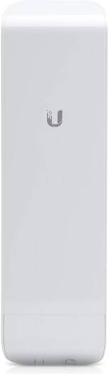 Ubiquiti Networks airMAX NanoStation M2 Single-Band Indoor / Outdoor CPE Bridge, 2.4 GHz Band, 10.4 to 11.2 dBi Antenna Gain, Supports Point-to-MultiPoint Setup, 2x2 MIMO, White | NanoStation M2